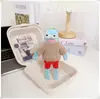 Colgantes de peces geniales, peces flácidos, peces que yacen planos de los residentes de Fondo de Bikini, accesorios para llaveros, overoles, Año Nuevo