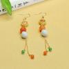 Aiyu Pendientes de Jade Natural Birmano Grado A con Ganchos Nuevos Estilo Chino Joyería de Jade Venta al por Mayor Dropshipping S3120903