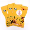 Bolsa de Embalaje de Plástico Auto-Sellante con Corte Especial en Forma de Fruta y Verdura Crujiente Personalizada Bolsa para Fruta Crujiente de Durazno Liofilizada Fruta Seca Frutos Secos