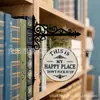 Estantería de Libros para Productos Nuevos Transfronterizos Luz de Linterna Iluminación de Estantería de Biblioteca Linterna Artesanías de Hierro