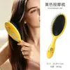 Peine para el Cabello Transfronterizo con Cerdas de Cerdo para Mujer, Peine Almohadilla Alisador, Peine de Bolsa de Aire para el Hogar, Cepillo para Masaje del Cuero Cabelludo