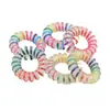 Diadema de Cuerda de Teléfono Arcoíris Colorido Gradiente Accesorio para el Cabello Cuerda para el Cabello Banda para el Cabello Banda de Goma Pequeña Alta Elasticidad Adorno para el Cabello