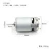 Motor DC Micro 555-2775 Baixa Velocidade DC12v 3200 RPM Eixo Longo 20mm Eixo em D Rotor de Cinco Polos
