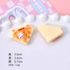 Lindo Animalito Pizza Aromática Comida Artificial Juguete Accesorios de Resina Imán para Nevera DIY Agujero Zapato Pegamento en Crema Accesorios