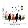 Halloween Variedade de Desenhos Animados Gato Preto Divertido Sala de Estar Quarto Decoração Quarto Infantil Adesivos de Parede Autoadesivos Fabricante Atacado
