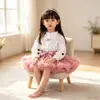 Popular falda de tutú de nueva generación para niños, falda corta de nuevo estilo europeo y americano para niñas, falda de princesa, falda de pastel súper abullonada