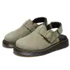 Exportação Transfronteiriça Sandálias Martin Jorge Masculinas e Femininas Chinelos de Meio Verão Mule Toe-Toe Preto Sapatos Birkenstock