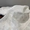 Novo Design de Primavera Nicho Francês Retrô Vestido Midi com Bordado Pesado Recortes Renda para Mulheres 8689