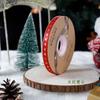 Cinta de embalaje para regalo de Navidad de 2.5cm1 de ancho Cinta de Navidad Cinta para lazo DIY Vendaje de flores MERRY