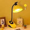 Lámpara de mesa de goteo, moderna, con clip simple, táctil, con tres niveles de atenuación, para dormitorio, lámpara de lectura junto a la cama, lámpara LED de carga