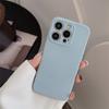 Ins Liquid Advanced Grey iphone16 Apple Phone Case 13 para 11 Silicone 14pro Cor Sólida X/12 Soft 15