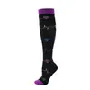 Calcetines de compresión deportivos unisex para pantorrillas, más de 200 estilos de calcetines de compresión largos para saltar la cuerda y correr, directo de fábrica