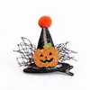 Faixa de Cabeça de Abóbora de Halloween para Mulheres, Adereço de Cabelo Engraçado para Festa, Adereços de Atmosfera para Fantasia de Cosplay, Decorações de Presilha de Cabelo