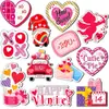 Bestseller transfronterizo decoración del Día de San Valentín imanes para refrigerador imanes para puerta de garaje decoración magnética navideña para el hogar ambiente de fiesta