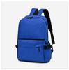 Mochila de agencia de viajes al por mayor de fábrica mochila de tela de color liso se puede agregar LOGO mochila escolar para estudiantes de primaria y secundaria bolsa de viaje