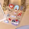 Novos Adesivos de Unha Desenho Animado Estilo Harajuku INS Coreano Linhas em Relevo Adesivos de Unha Cachorrinho 3D Transfronteiriço Mais Vendidos
