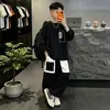 Conjunto de Ropa de Otoño para Niños Super Bonito 2026 Nuevo Estilo Ropa de Otoño con Sudadera para Niños Grandes Ropa Deportiva Estilo Primavera/Otoño para Niños Grandes