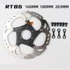 SHIMANO RT66 Disc RT76 Disc RT86 Disc Mountain Bike Seis Pregos Trava Média Disco de Freio Disco Novo