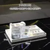 Juego de Tazas para Enjuague Bucal Combinación Taza para Lavar Portacepillos de Dientes Cerámica Portacepillos de Dientes Eléctricos Set Hogar Nórdico Lujo Ligero