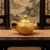 Fábrica de Origen Baifufu Tetera Adorno Giratorio Aleación Estilo Chino Decoración Portátil Escritorio Cultural y Creativo Regalo Decorativo