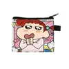 Nuevo Monedero de Crayon Shin-chan Bolsa de Monedas con Cremallera de Dibujos Animados Linda Bolsa Pequeña de Almacenamiento para Estudiantes Venta al por Mayor