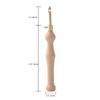 Bordado Ruso Poke Lana Engrosada Set de Agujas de Bordar Herramientas de Tejido Aguja Poke de Madera Pluma Poke