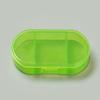 Caja de pastillas de viaje conveniente de tres compartimentos caja de pastillas de medicina tipo almeja de tres compartimentos caja de pastillas preenvasada para tres comidas al día