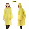 Impermeable para mochila impermeable fábrica hecho a medida engrosado EVA largo poncho de lluvia de una pieza con cremallera impermeable y bolsillos