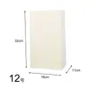 Bolsa de Papel Kraft Blanca Personalizada Bolsa de Almacenamiento de Papel Venta al por Mayor Empaque a Prueba de Grasa para Horneado Papel Cuadrado para Alimentos