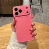Funda de Alta Calidad Ag con Ventana Grande Adecuada para iPhone 17 Pro Max, Funda para Teléfono Apple 16, Funda de Color Sólido Mate 14/15