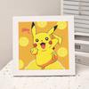 Animación de Dibujos Animados Nueva Pintura de Diamantes Kuromi DIY Juguetes de Pintura de Diamantes Hechos a Mano para Niños con Marco de Fotos Mesa Regalo