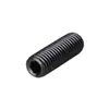 Tornillo de fijación con hexágono interior y cabeza plana Grado 12.9, Tornillo de máquina de acero aleado ennegrecido sin cabeza con extremo avellanado, Tornillo de fijación de alta resistencia
