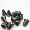 Fornecimento spot 6mm sino de chifre ABS plástico galvanizado fivela de corda metal de imitação 6mm plástico de pistola Sino Preto