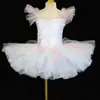 Saia de Dança Dia das Crianças Meninas de Ballet Fantasia de Dança Cisne Pequeno Jardim de Infância Bebê Dançando Saia de Gaze Bufante Dança Infantil