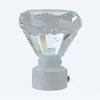 Varão de cortina com cabeça de cristal, varão de cortina de alta qualidade com cabeça decorativa de cristal, modelo 2026