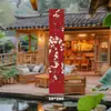 Banner de Pano Pendurado de Bambu em Estilo Chinês Quarto de Casamento Vestido de Noiva Fundo para Fotografia Decoração Sala de Estar Interno e Externo Arranjo Colorido