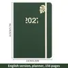 Calendario Inglés Transfronterizo 2027 Libro de 365 Días Cuaderno de Agenda A5 Cuaderno de Eficiencia Venta al por Mayor Planificador de Comercio Exterior