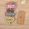 Adornos Decorativos de Conejo de Madera para el Festival de Primavera y Pascua Transfronterizos Adornos Creativos para el Hogar Americano Adornos de Escritorio