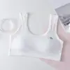 Ropa interior sin costuras para niñas de secundaria, sujetador tipo camisola cómodo y sin aros para niñas durante su período de crecimiento, previene la protrusión