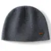 Gorro de Cachemira para Mujer 100% Cachemira Pura Otoño Invierno Versátil Tejido Delgado para Cara Cálido Gorro de Lana
