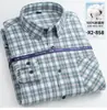 Jiana Apparel Camisa de Algodón Cepillado a Cuadros para Hombre Manga Larga Casual Versátil Chaqueta Camisa de Algodón Puro Venta al por Mayor