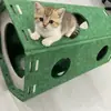 Túnel e Ninho Multifuncional para Gatos, Pode Ser Usado para Deitar e Brincar, Passagem em Túnel para Pets, Brinquedo Interativo para Gatos Aliviarem o Tédio