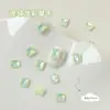 Novos Pedras de Strass para Nail Art Cor K9 Mocha Paleta de Cores Macaron Cores Claras Pedras de Strass Cor Candy Longas Ângulo Reto Brilho Super Intenso Decorações para Unhas Atacado