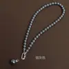 Collar de Perlas Multifuncional de Alta Gama con Colgante de Perla Blanca Australiana del Mar del Sur Dorado, Cadena de Cuello de Moda Elegante y Exquisita para Madres