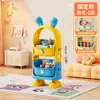 Novo Armário de Armazenamento de Lanches Desenho Animado Organizador de Armazenamento para Sala de Estar Carrinho Pequeno Prateleira de Armazenamento Multicamadas para Casa Armário de Brinquedos