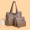 Comércio exterior transfronteiriço feminino 2025 novo conjunto de várias peças bolsa feminina popular grande capacidade bolsa de ombro feminina