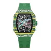Reloj de Pulsera Ultra Delgado en Forma de Barril de Venta Caliente Transfronteriza Correa de Silicona Nuevo Reloj de Hombre de Moda Reloj de Cuarzo Relojes para Hombre Al por Mayor