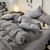 Juego de Cama de Invierno de Cuatro Piezas Funda Nórdica para Cama Individual Funda de Almohada Juego de Tres Piezas para Dormitorio Ropa de Cama Nuevo Estilo 2026