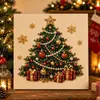 Set DIY de Pintura de Navidad con Perlas 5D Amazon Papá Noel Reno Pintura de Diamantes Hecho a Mano Decoración del Hogar