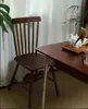 Silla Windsor Madera Blanca Blanca En Blanco Silla de Madera Maciza Nórdica Respaldo Silla de Comedor Fábrica Restaurante Comercial Pedido de Ingeniería Simple Retro